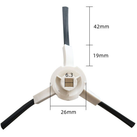 Compatible with S10/S20/W10S/W20/X10/X20/X30 series sweeper accessories side brushes (1/5)