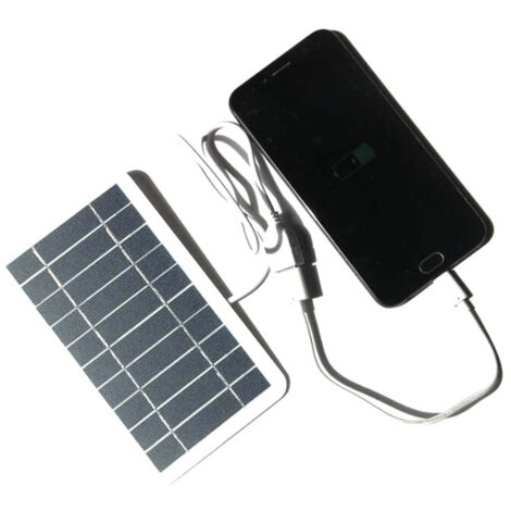 Chargeur solaire d'extérieur pour téléphone portable, panneau de charge 2W 5V, très populaire et en stock (1/5)