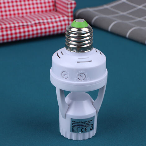 Douille de lampe à induction infrarouge E27 à visser pour LED, interrupteur à induction intelligent, approvisionnement direct, en stock. (1/5)