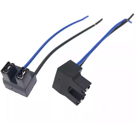 Douille H7 pour phare de voiture, résistante aux hautes températures, en céramique, nylon et cuivre pur, avec fil coudé. Support pour ampoule feux de croisement et de route. (1/5)