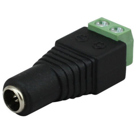 Connecteur d'alimentation de surveillance : femelle CC sans soudure vers connecteur d'alimentation 12 V CC mâle vers bouton à vis 12 V (1/5)