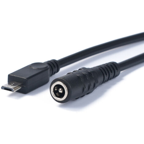 Adaptateur secteur CC 5,5 x 2,1 mm femelle vers micro-mâle pour câble de charge de téléphones portables et tablettes, adaptateur 5521 femelle (1/5)