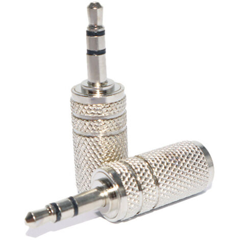 Adaptateur pour casque entièrement métallique, adaptateur audio mâle 3,5 mm vers femelle 2,5 mm, grande prise mâle/femelle vers petite prise femelle. (1/5)