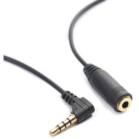 Câble adaptateur pour téléphone portable 3,5 mm mâle vers femelle, câble de conversion universel à quatre sections CTIA-OMTP vers 3,5 mm (norme chinoise/américaine). (1/5)