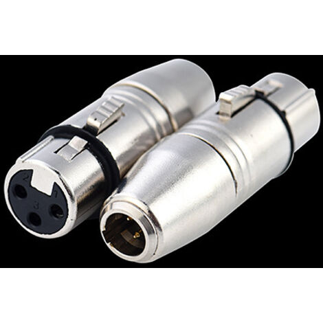 Adaptateur audio mini XLR mâle 3 broches vers XLR femelle 3 broches (1/5)