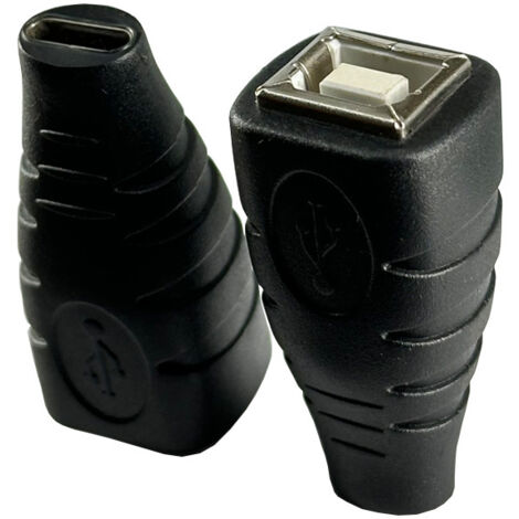 Connecteur USB-C femelle vers USB, interface imprimante USB-B femelle, connecteur carré USB-C femelle vers scanner (1/5)