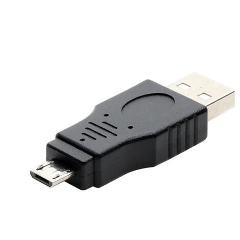Adaptateur universel USB vers micro 5 broches pour la charge et le transfert de données, compatible avec les chargeurs de téléphones Android. (1/5)
