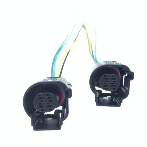 Compatible avec les phares antibrouillard, les feux de jour et les feux de brouillard des Volkswagen Jetta VA3, Jetta VS5, VS7 et Jetta. (Connecteur de prise et de faisceau électrique) (1/5)