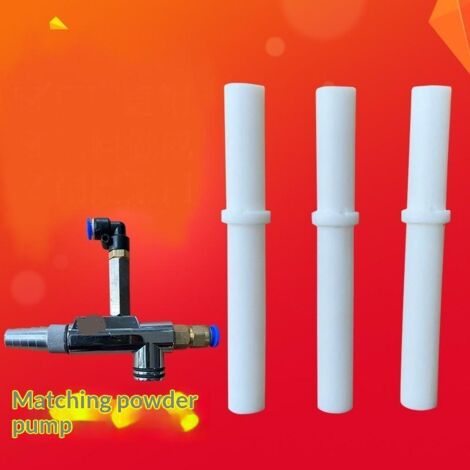 Noyau de pompe à poudre KCI, noyau de poudre, accessoires pour pistolet de pulvérisation électrostatique, tête de pistolet, noyau de pompe à poudre, tube Venturi universel (une pièce) (1/5)
