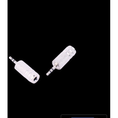 Adaptateur audio pour casque de téléphone portable, prise mâle 2,5 mm vers femelle 3,5 mm (3,5 mm vers 2,5 mm), convertisseur de grande à petite prise. (1/5)