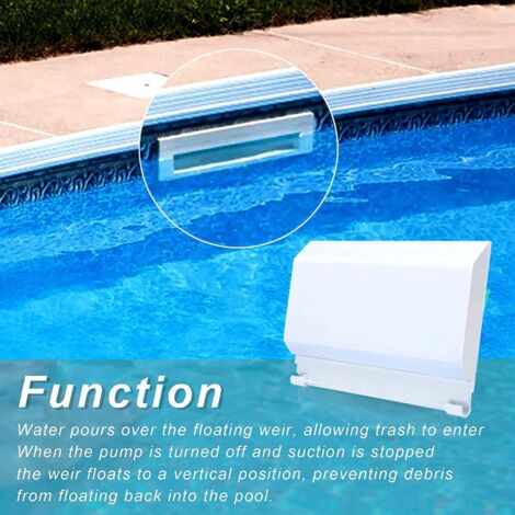 Accessoire de porte de piscine S-20 85001500, déflecteur de remplacement pour skimmer (1/5)