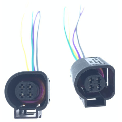 Connecteurs de faisceau de capteurs de température d'eau compatibles avec les Volkswagen Santana 3000, Passat B5, Audi A6 et C5. (1/5)