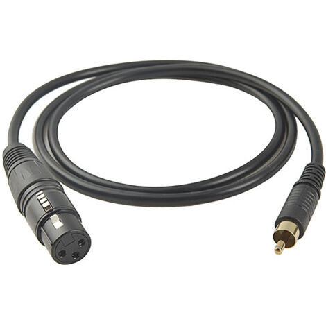 Câble audio AV RCA vers XLR femelle 3 broches pour amplificateurs, tables de mixage et haut-parleurs KTV câble adaptateur RCA vers XLR femelle. (1/5)