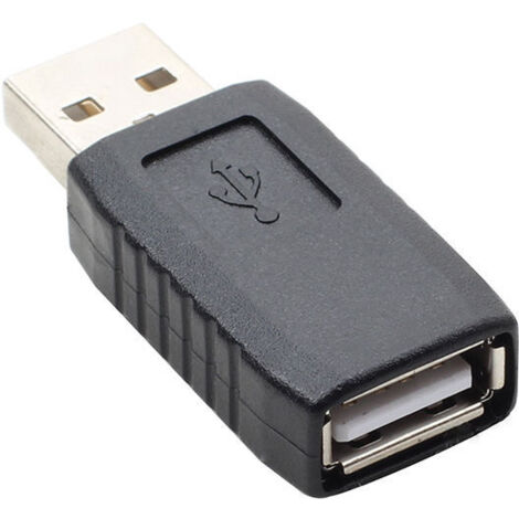 Adaptateur USB 2.0 mâle vers femelle haute vitesse, interface AM vers AF, rallonge de conversion mâle vers femelle, connecteur droit, vente directe d'usine (1/5)