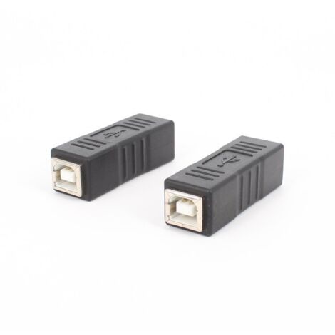 Adaptateur de câble d'extension et de port carré USB BF vers BFB femelle vers B femelle pour scanner/imprimante (8 unités). (1/3)