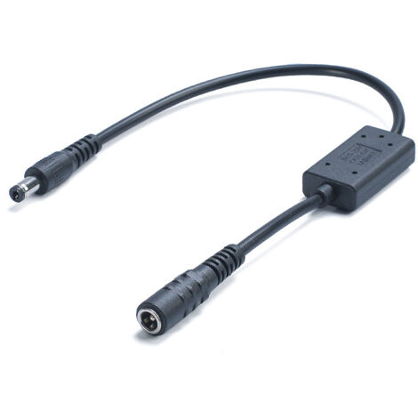 Câble d'alimentation abaisseur CC femelle 5521 vers mâle 5521 pour la surveillance LED, câble d'extension mâle/femelle 5,52,1. (1/5)