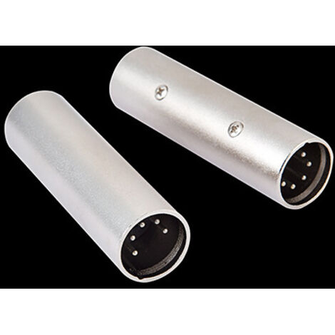 Adaptateur de câble audio XLR mâle-mâle 5 broches, boîtier en alliage de zinc, source transfrontalière (1/5)