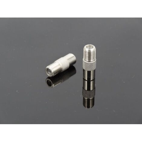 Adaptateur britannique de type F : prise femelle vers prise mâle TV, prise femelle TV vers prise mâle antenne, prise mâle antenne vers prise femelle de type F (1/5)