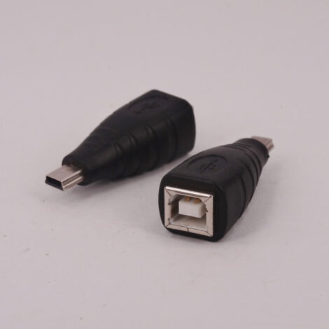 Adaptateur mini5P USB vers USB femelle pour imprimante, connecteur carré miniUSB mâle vers scanner (1/4)