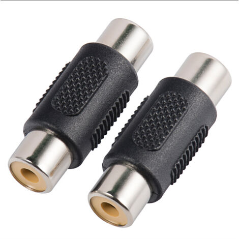 Adaptateur audio AV direct RCA femelle vers femelle Connecteur AV femelle vers femelle Connecteur RCA direct (1/5)