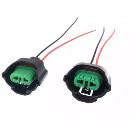 Connecteur étanche automobile à 2 broches DJ70255F-3-21, support de lampe H11 pour phare antibrouillard Honda Civic (1/5)