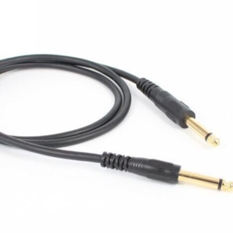 Câble microphone 6,5 mm, câble audio de mixage mâle-mâle 6,35 mm, câble guitare, câble d'enregistrement avec connecteur XLR. (1/5)