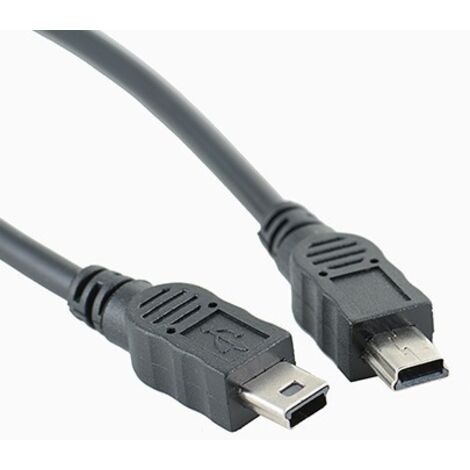 Câble adaptateur mini USB mâle-mâle pour caméras embarquées, connecteurs de données de type T et prises mini 5 broches pour détecteurs de radar. (1/5)
