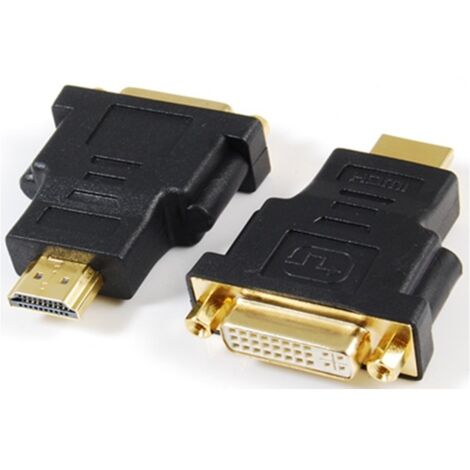 Adaptateur HDMI mâle vers DVI 24+5 femelle, adaptateur de carte graphique HDMI vers DVI, mâle vers femelle. (1/5)