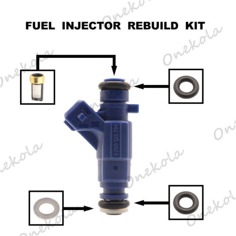 Kit de réparation de joint torique d'injecteur de carburant pour Citroën Peugeot 206 0280155794 (1/2)