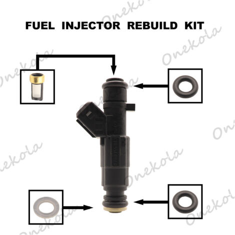 Kit de réparation de joint torique d'injecteur de carburant pour Citroën 1.4 0280155843 (1/2)