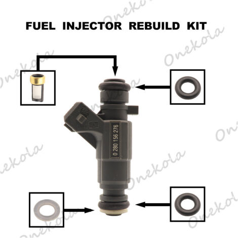 Kit de réparation de joint torique et filtre d'injecteur de carburant compatible avec les modèles Yangzi, Zhongxing, Cheetah et Qibing. 0280156276 (1/2)