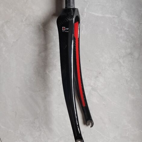 Fourche en fibre de carbone intégrale, tube droit, 28,6 mm, pièces détachées pour vélo de route, 350 g, très populaire