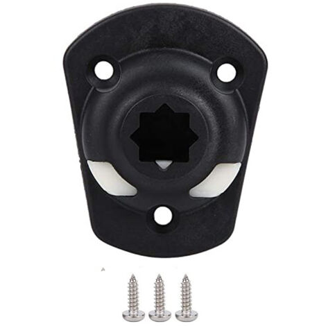 Support de caméra pour kayak, base de fixation à trois trous en forme d'éventail pour gouvernail, support de pêche universel à 8 branches, accessoires pour rafting (1/5)