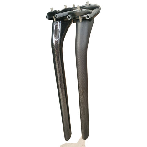 Tige de selle de vélo en fibre de carbone T800, équipement de cyclisme, accessoires de vélo, tige de selle inclinée 27,2 30,8 31,6 (1/5)