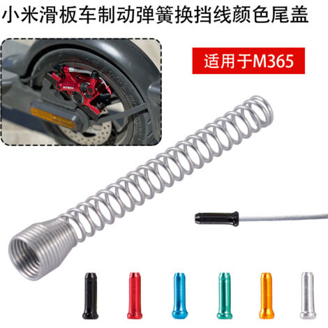 Convient aux pièces de ressorts de freins, ressorts de freins à disque et câbles de dérailleur des trottinettes Xiaomi. La couleur du capuchon arrière est aléatoire. (1/5)