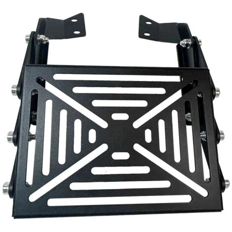 Compatible avec le porte-bagages arrière coulissant et mobile pour moto RS150, support de top-case télescopique, porte-bagages arrière mobile noir (1/5)