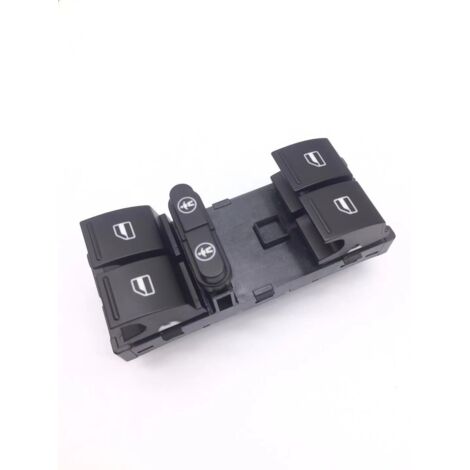 Applicable aux Volkswagen Touareg et Sharan : interrupteur principal de vitre avant gauche, interrupteur principal de porte électrique 7L6 959 857E (1/5)