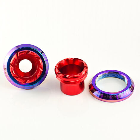 Coupelle antichute Niu N1S pour pièces de modification de moto Ninja 400, amortisseur avant pour véhicule électrique, coupelle de fourche avant plaquée titane (1/3)