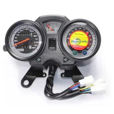 Compteur de vitesse et compte-tours électromécanique à aiguilles, modifié pour l'exportation de motos CG125/150 à usage général (1/3)