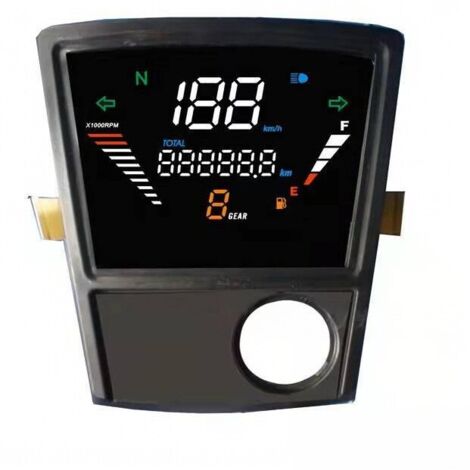 Compatible avec l'ensemble de compteur de vitesse numérique Honda C70 (GB0J), tableau de bord LCD de compteur de vitesse électronique Jialing Sanshui 70, livraison directe disponible. (1/2)
