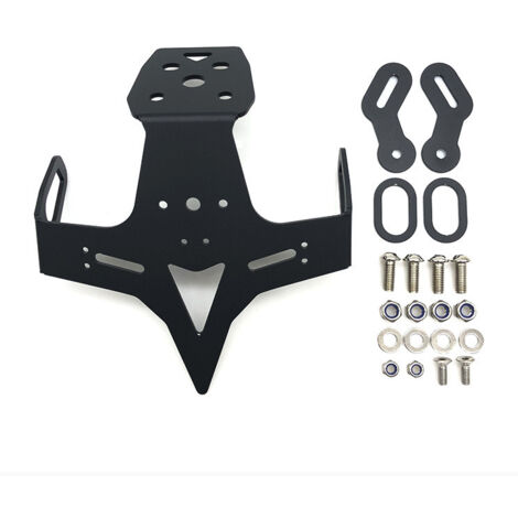 Convient aux pièces de modification des motos KAWASAKI ZX25R et ZX4R, y compris un cadre de plaque d'immatriculation arrière court avec feux. (1/5)