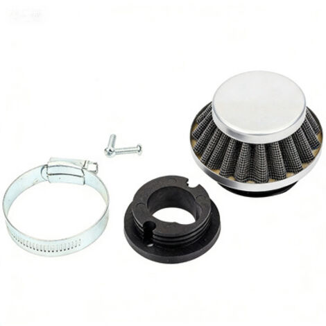 Accessoires pour mini-motos 47/49 cm³, voiture de sport tout-terrain, élément de filtre à air, tuyau d'admission, vis argentée (1/2)