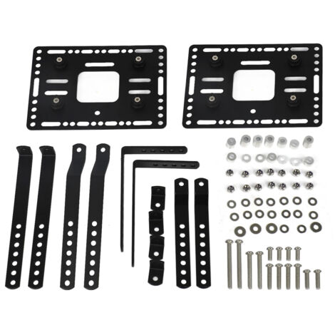 Support de valise latérale universel multifonctionnel 18L, idéal pour la modification de motos. Support de valise latérale à fixation rapide à monter soi-même. (1/4)