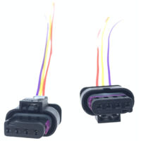 Connecteurs de faisceau de câbles d'injecteurs de carburant compatibles avec les BMW X1, X3, X5, X6, Série 1, Série 3, Série 5 et Série 7.