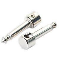 Fiche audio mono 6,35 mm, fiche à deux broches, aucune soudure requise fiche audio mono 6,5 mm, aucune soudure requise.