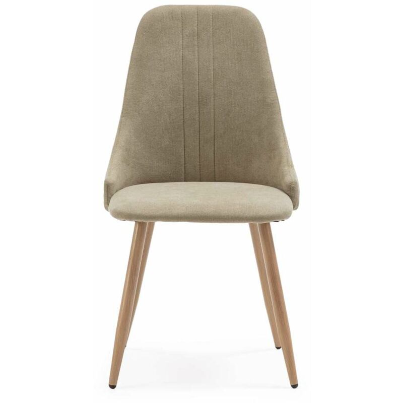 Juego de 4 sillas de comedor grises, sillas de comedor tapizadas de  terciopelo con respaldo elevado y patas doradas, sillas de cocina modernas  de