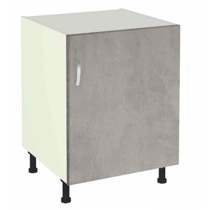 Mueble cocina con una puerta en varios colores 83 cm(alto)60 cm(ancho)58 cm(largo) Color BLANCO