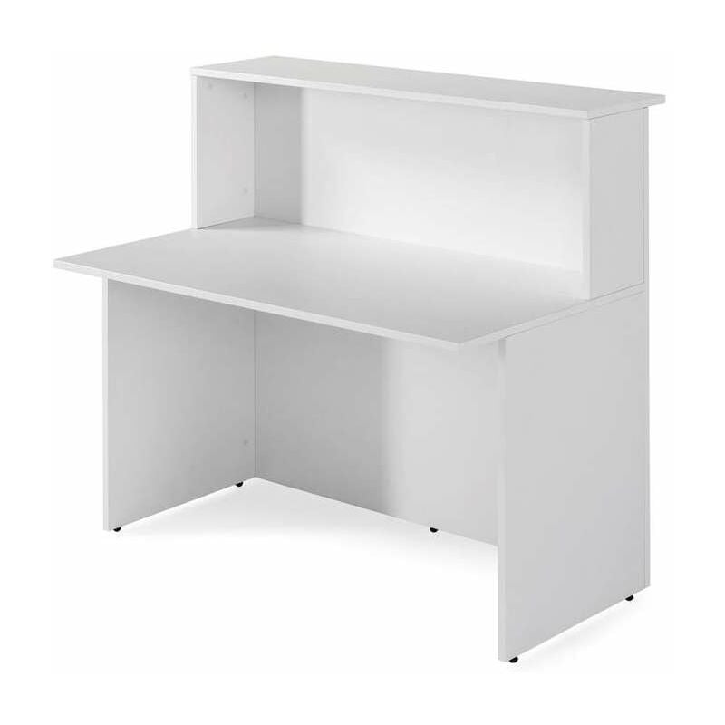 Mesa oficina o despacho Haley acabado blanco 77/89 cm(alto)131.5