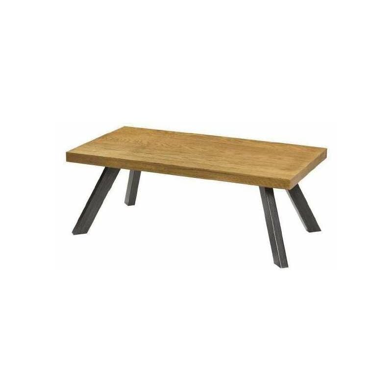 Mesa centro Kreta en acabado color roble 42 cm(alto)110 cm(ancho)60 cm(largo) Color ROBLE