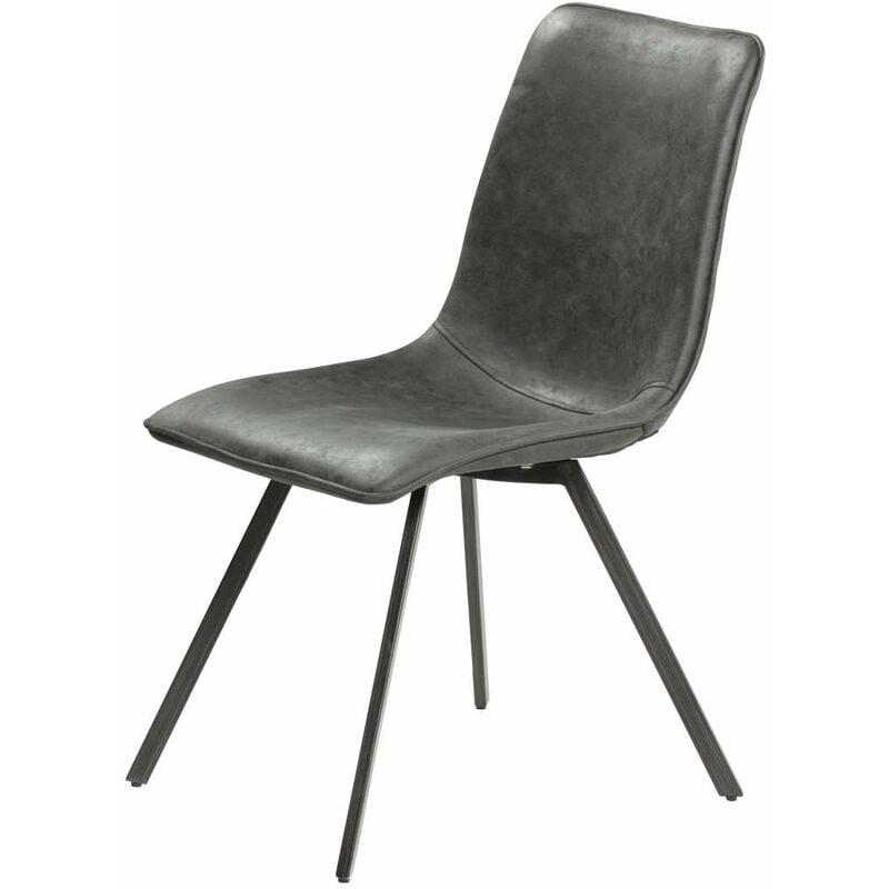 Silla Cubic acabado tapizado en varios colores 86 cm(alto)46 cm(ancho)60 cm(largo) Color GRIS